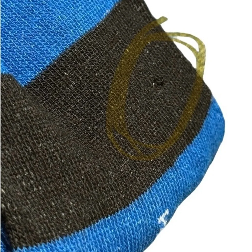 Seinfeld Men’s Crew Socks Navy Black 6-12 Polyester Spandex
